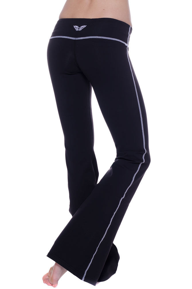 Cotton Spandex Low Rise Bootcut Flare Yoga Pants Legging(Regular Size/Plus  Size) S-5XL (32/34/36 Inseam)