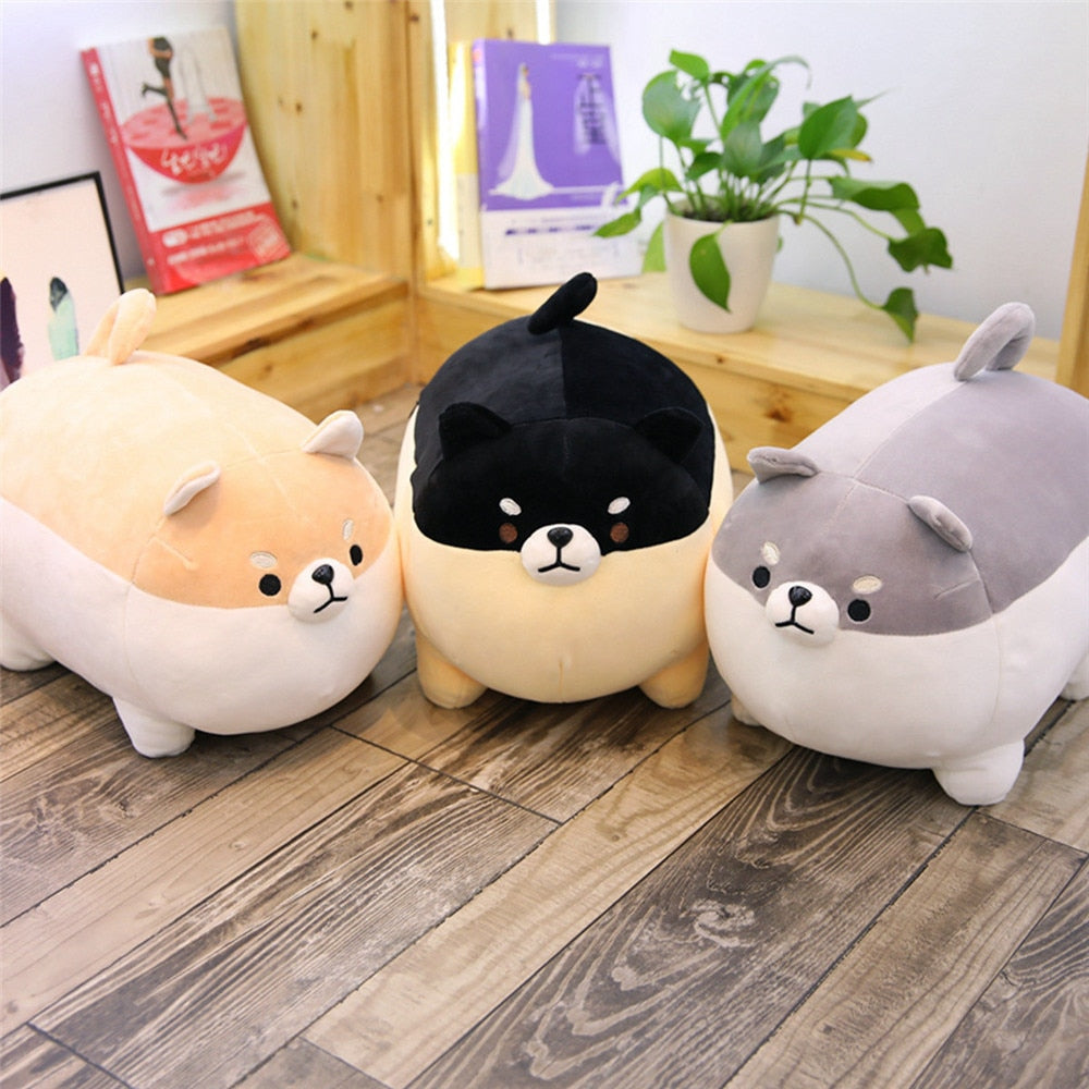 3 angry shiba plush