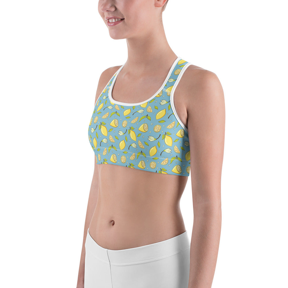 lemon sports bra