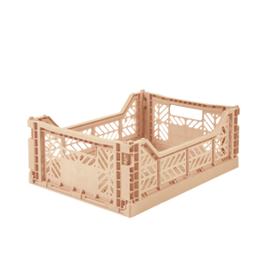 Milk Tea Pink Folding Crate (Midi)