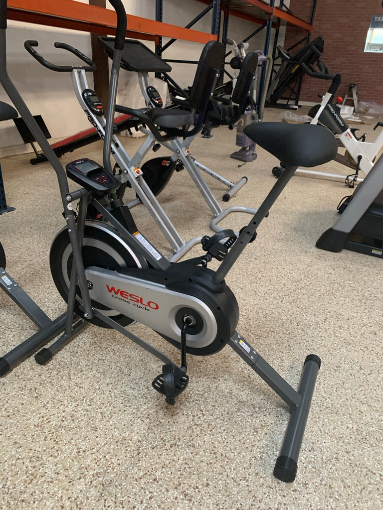 weslo cross cycle exercise bike