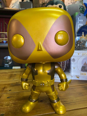 Gold Deadpool ten Inch POP