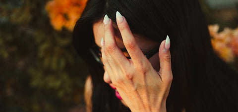 A woman with black hair