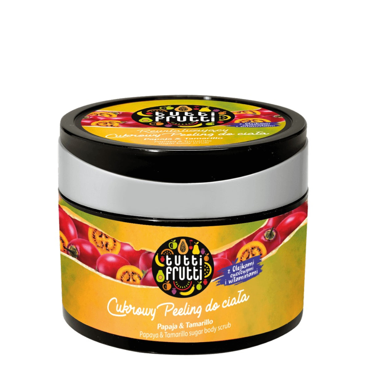 Farmona Tutti Frutti Sugar Body Scrub Papaya And Tamarillo Roxie Cosmetics