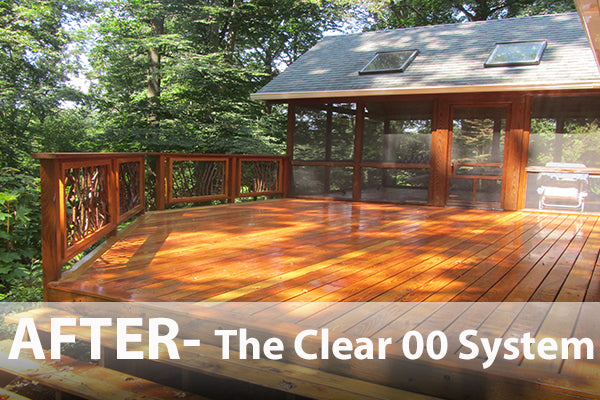 best deck stain locust clear natural non toxic 