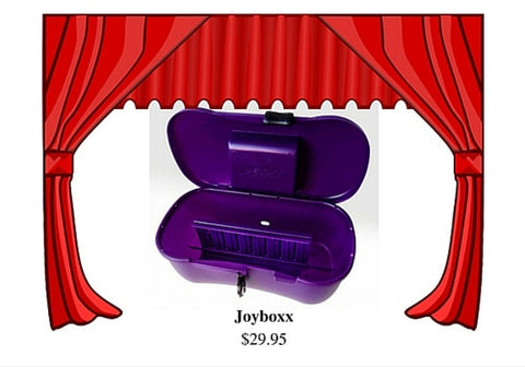 Stores adult toys discretely and hygienically. Joyboxx is dishwasher safe; PVC, BPA and phthalate free, and made of food-grade non-porous plastic with an antimicrobial silver ion agent mixed in.