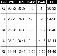 Sportsheets Harness Size Chart