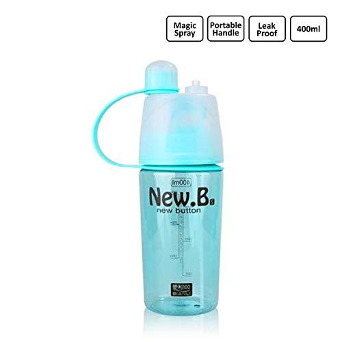 2 in 1 Portable Water Bottle - Drinking and Spray