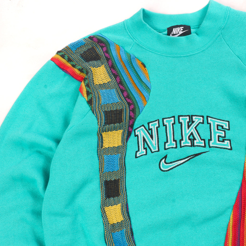 turquoise nike crewneck