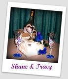 Shane & Tracy Custom Champagne Flute Testimonial