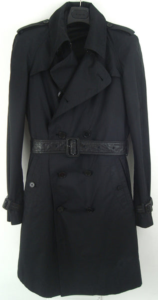 Burberry Reissued Reversible Car Coat, Black, Xs