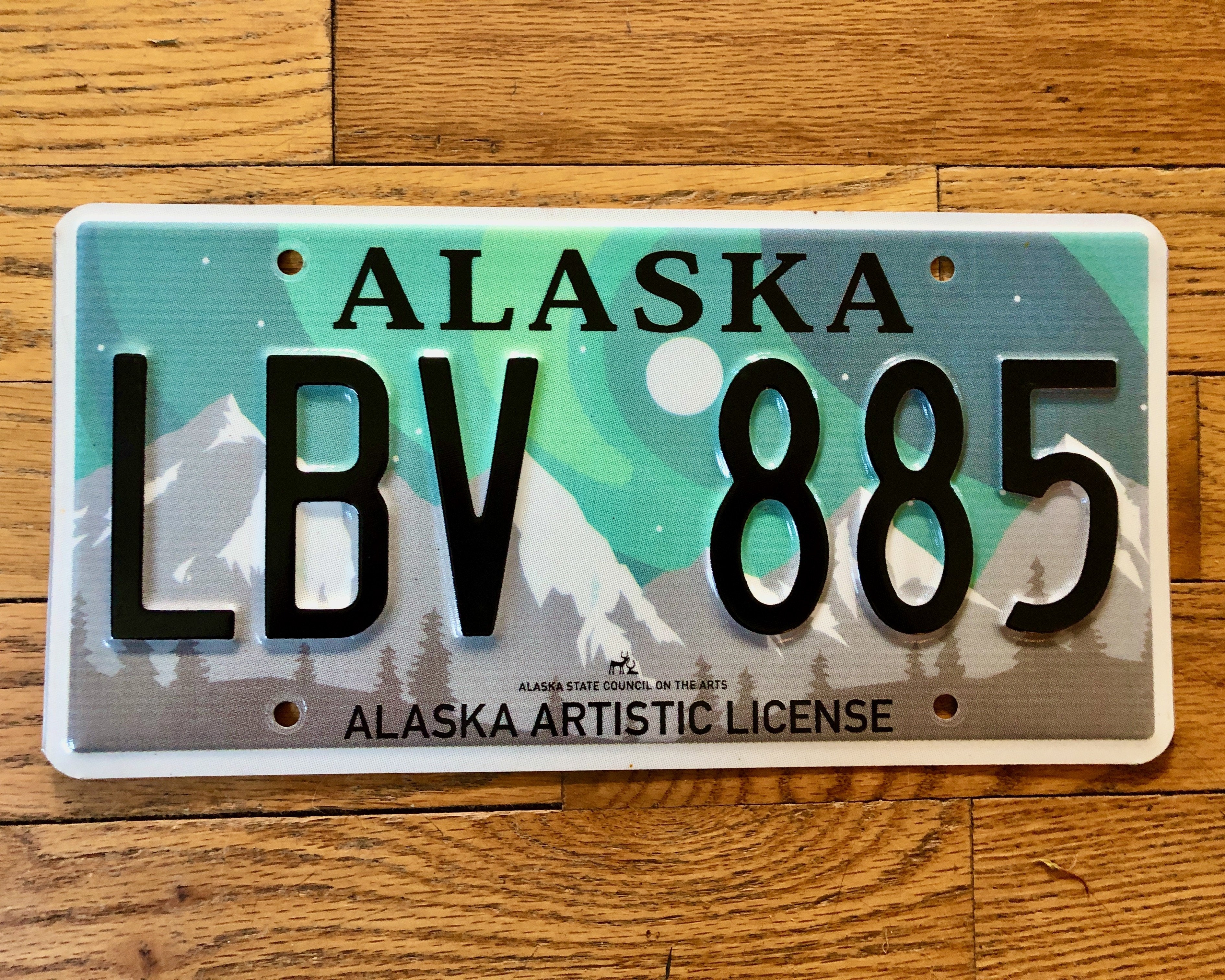 alaska state license plate 2022