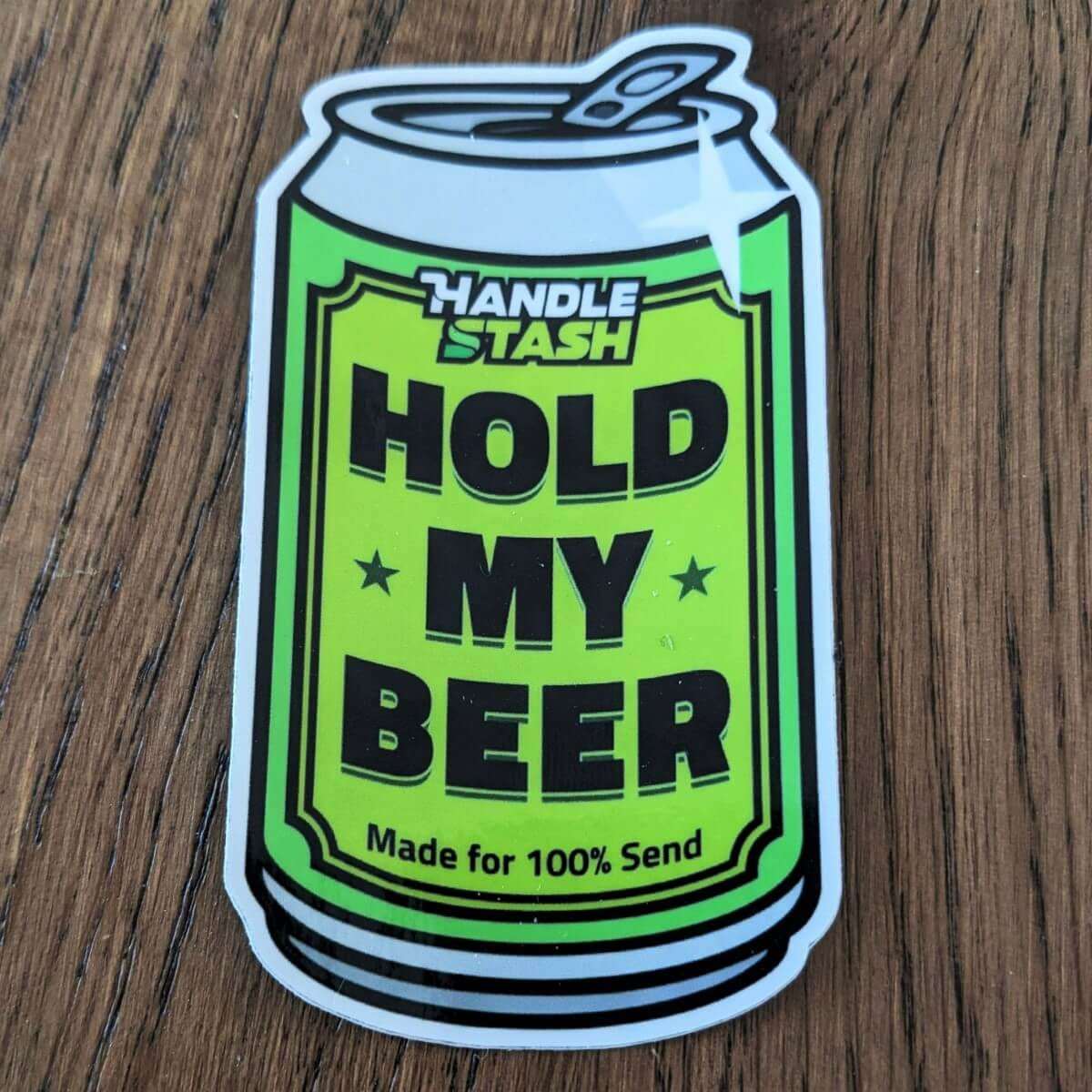 verdwijnen Twee graden rijk Hold My Beer Sticker