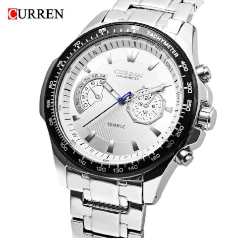 curren watches stainless steel