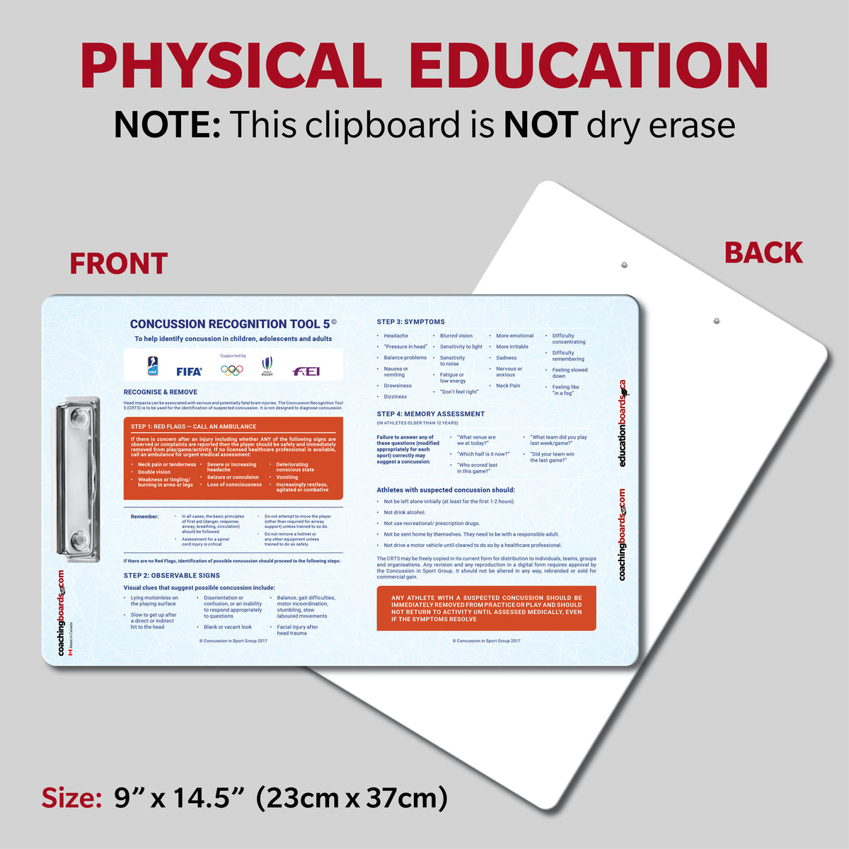 educational dry erase boards