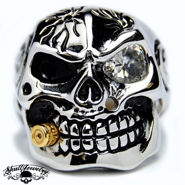 stone skull ring