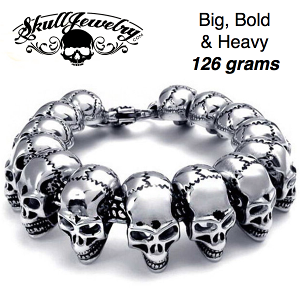 big skull bracelet