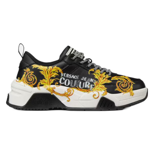 ziel duif geluk VERSACE JEANS COUTURE STARGAZE LOGO COUTURE SNEAKERS – Enzo Clothing Store