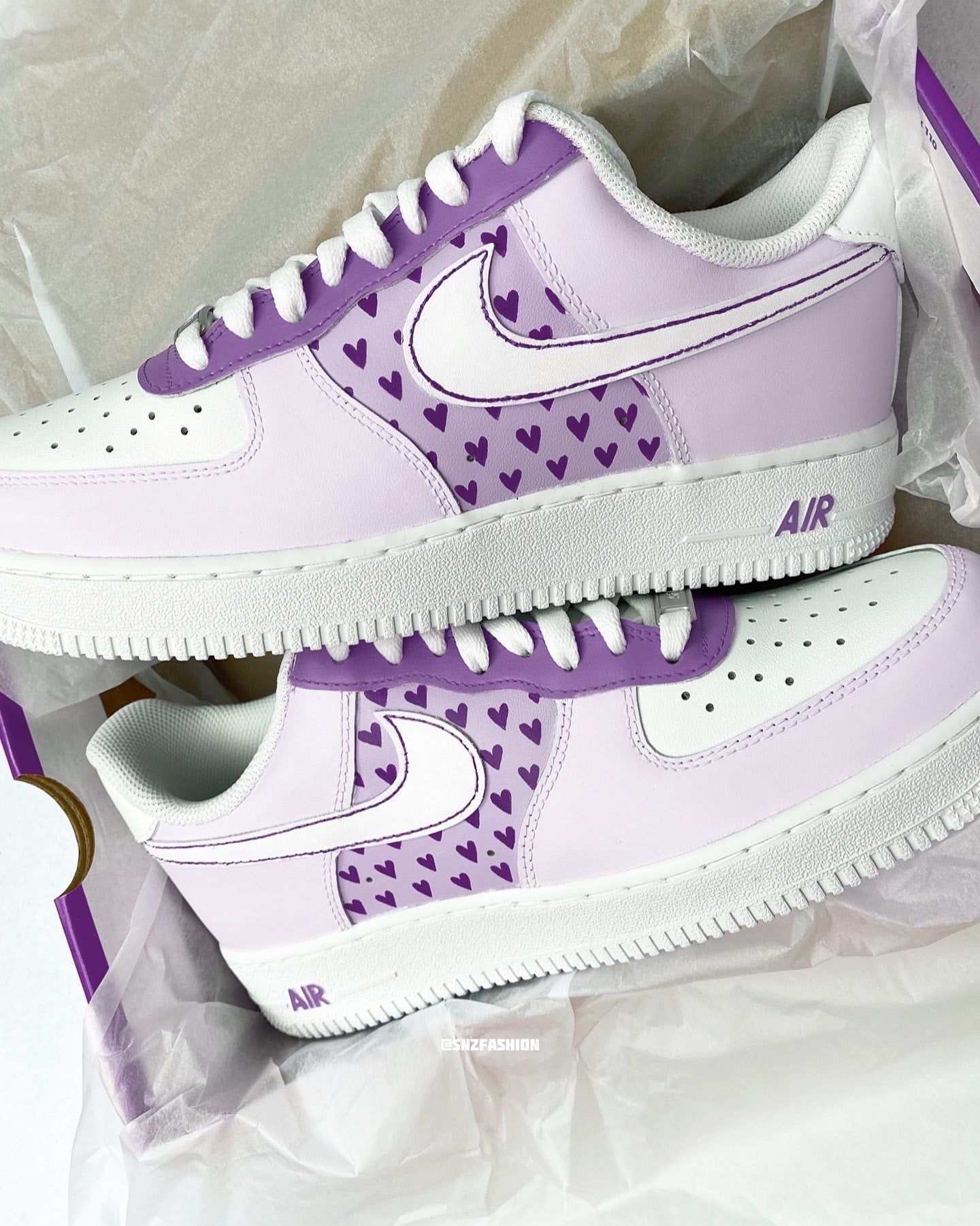 PASTEL HEARTS NIKE AIR FORCE (more – FASHION
