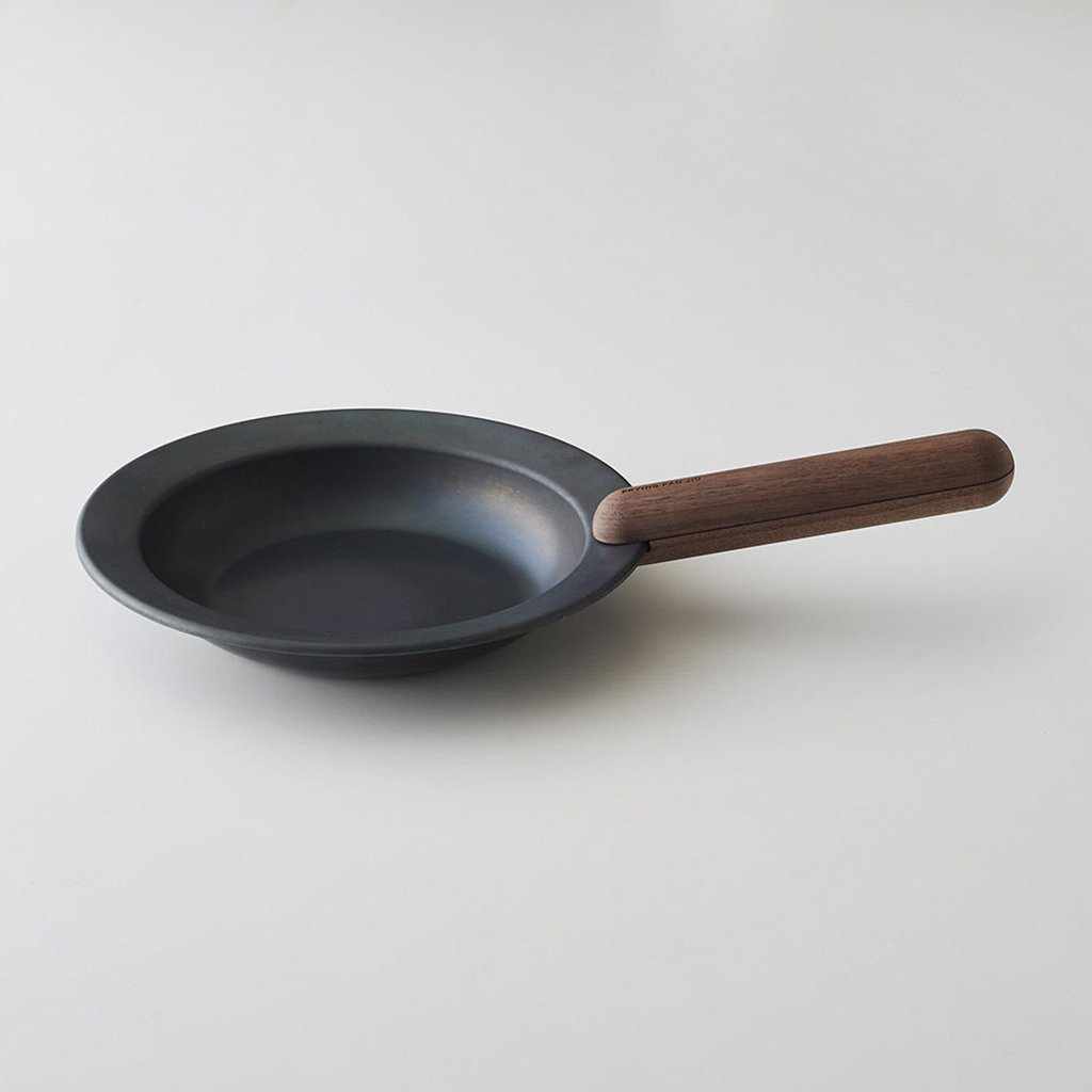 【金属加工】鉄フライパン FRYING PAN JIU ハンドルセット（ウォルナット）M