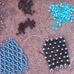 Beginners Netting beading stitch tutorial