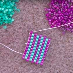 Odd Count Peyote beading stitch tutorial