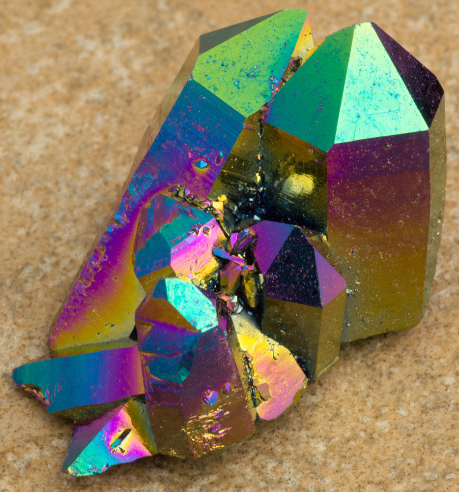 Aura Crystals Rainbow Quartz Cluster Auracrystals