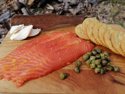 Citrus cured salmon