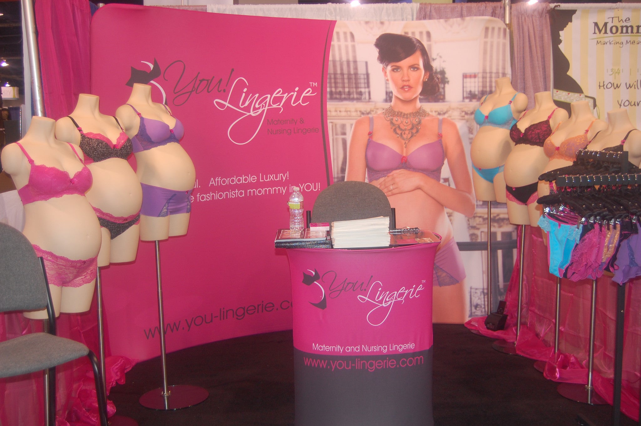You! Lingerie Booth at ABC Kids Expo 2010