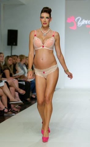 Sexy You! Maternity and Nursing Bra and Panty at Lingerie Fashion Week Runway