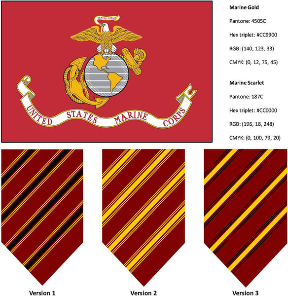 US Marine flag colors