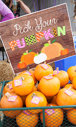 pick your pumpkin printable sign