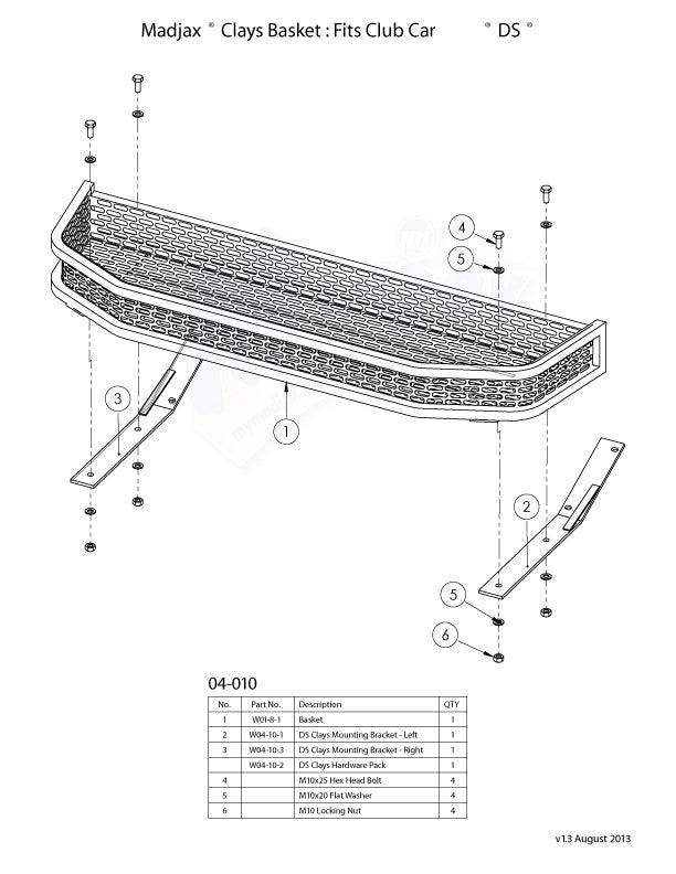 Club Car Basket Installation Instructions