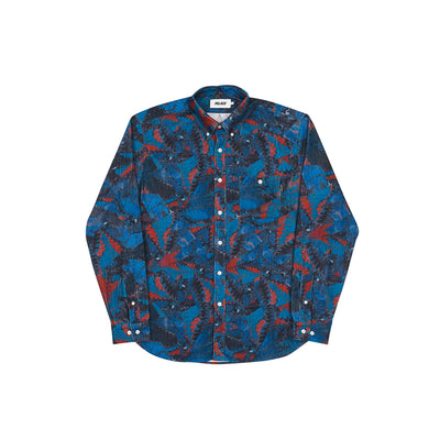 WARP PATTERN SHIRT TEAL
