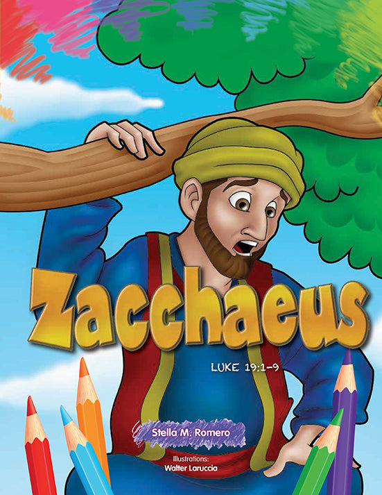 zacchaeus coloring pages