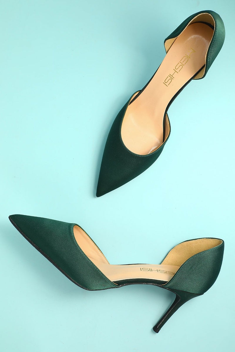 dark teal heels