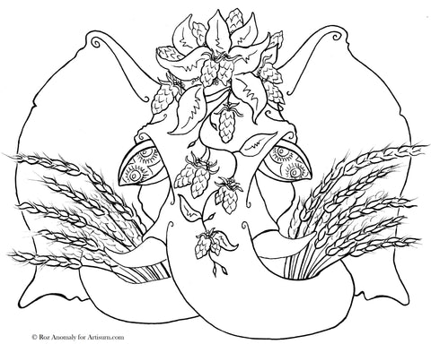 Double Vision Coloring Page PDF