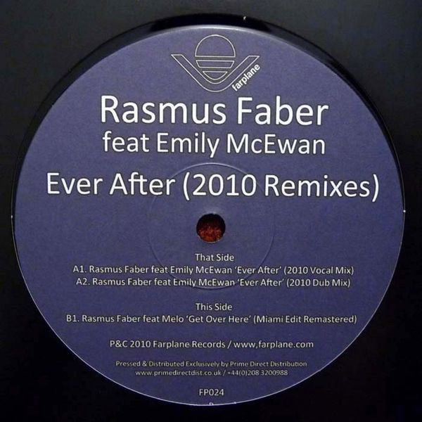 RASMUS FABER Ever After 12インチ レコード