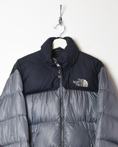 Vintage 90s Grey The North Face Nuptse 700 Down Puffer Jacket