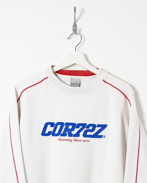 exposición Malversar Viscoso Vintage 00s Cotton White Nike Cor72z Running Since 1972 Sweatshirt -  X-Large– Domno Vintage