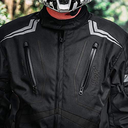 Men Waterproof Motorbike Motorcycle Motocross Textile CE Armoured Cordura Jacket 
