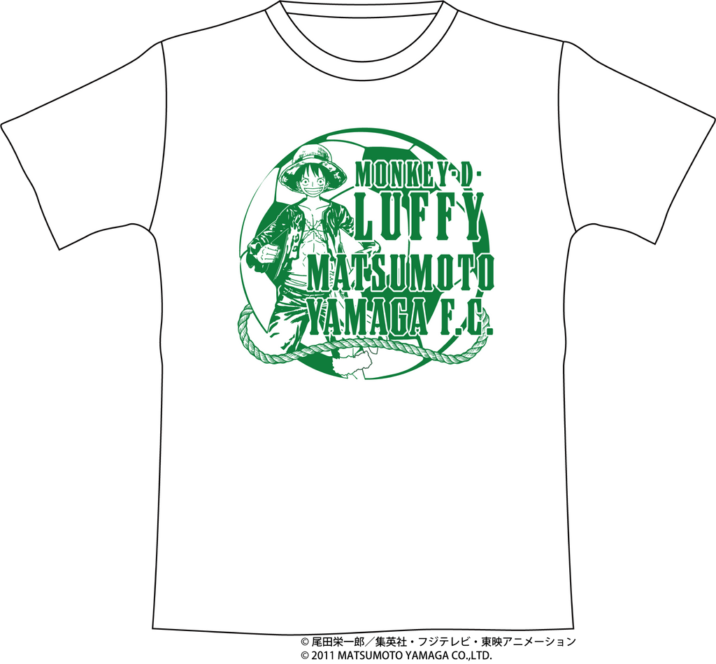 Matsumoto Yamaga F C One Pieceコラボ ルフィｔシャツ ベストスカイオンラインストア