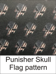 Punisher Skull Flag Pattern
