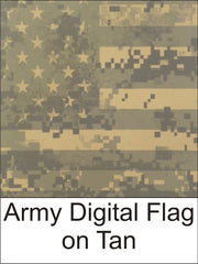 Army Digital Flag on Tan