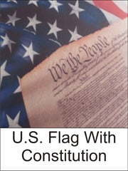 U.S. Flag with Constitution