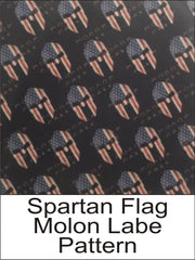 Spartan Flag Molon Labe Pattern
