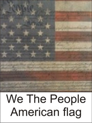 We the People American Flag