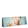 Xxl Wandbild Florales Frauenportraet Viola Panorama Produktvorschau Seitlich