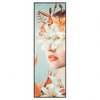 Xxl Wandbild Florales Frauenportraet Viola Schmal Produktvorschau Frontal