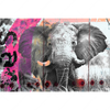 Xxl Wandbild Grunge Elefant Querformat Motivvorschau